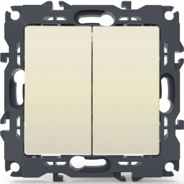 Wall Switch For Lighting Control Aller Retour Recessed Prime 1000110302 10AX 250VAC Ivory Aca IVORY