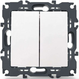 Wall Switch For Lighting Control Recessed Prime 1000110201 10AX 250VAC White Aca WHITE