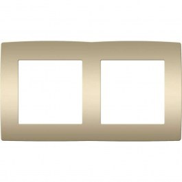 Πλαίσιο Διακόπτη 2 Θέσεων Prime 1000119104 Champagne Aca CHAMPAGNE