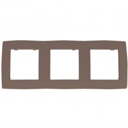 Πλαίσιο Διακόπτη 3 Θέσεων Prime 1000119211 Ecru Aca ECRU