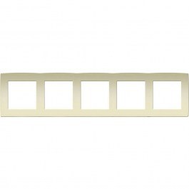 Πλαίσιο Διακόπτη 5 Θέσεων Prime 1000119402 Ivory Aca IVORY