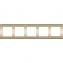Πλαίσιο Διακόπτη 5 Θέσεων Prime 1000119404 Champagne Aca CHAMPAGNE