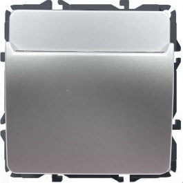 Wall Card Switch Recessed Prime 1000117003 220-250VAC 50Hz 30A 30±5s Aluminium Aca ALUMINIUM