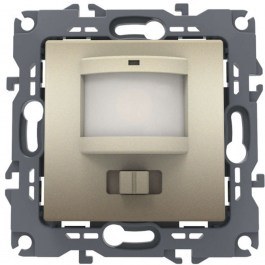 Wall Switch Motion Sensor Recessed Prime 1000117104 180-250VAC 400W(40VA) 5-7m 3-7Lux30-260sec Champagne Aca CHAMPAGNE