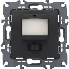 Wall Switch Motion Sensor Recessed Prime 1000117105 180-250VAC 400W(40VA) 5-7m 3-7Lux30-260sec Anthracite Aca ANTHRACITE