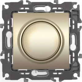 Διακόπτης Τοίχου Dimmer Χωνευτός Prime 1000115004 TRIAC 800VA 250VAC Champagne Aca CHAMPAGNE