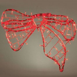 Light Tube Bow 96 Led XBOWLEDR60 60x45cm 3,5W Red Aca RED