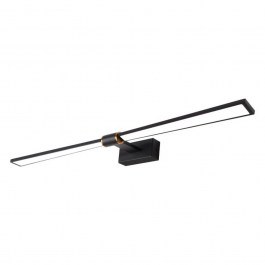 Wall - Bathroom Lamp Papigion PN1403LedW81BK Led 18W 1170lm 3000K 81x14x5,5cm Black Aca BLACK