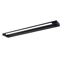 Φωτιστικό Μπάνιου Επιτοίχιο Bati PN2834LED62BK Led 12W 780Lm 4000K 62x10x2,5cm Black Aca BLACK