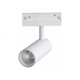 Magnetic Rail Spot HUBE1230W 48V DC 12W 3000K 750Lm 36° Osram RA90 5x11cm White Aca WHITE