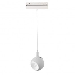 Magnetic Track Pendant Light IONAP1230W 48V DC 12W 3000K 1000Lm 36° Osram RA90 10x13,4cm White Aca WHITE