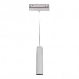 Magnetic Track Pendant Light HUBEP930B 48V DC 9W 3000K 950Lm 36° Osram RA90 5x22cm White Aca WHITE