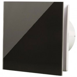 Silent Exhaust Fan BGQ100WWG 170x170x98mm 10W 220V Black Aca BLACK