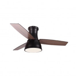 Ceiling Fan FANRX44041B With Light Dim 2680Lm 3000K-4000K-6500K 22W CCT 35W 112x38.5cm Mat Black Aca BLACK