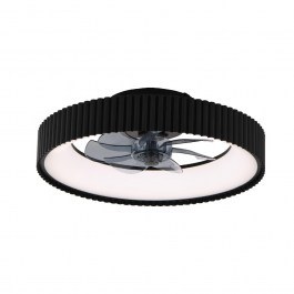 Ceiling Fan FAN6689BK With Light Dim LED 34W 3332Lm 3000K-4000K-5000K 30cm Black Aca BLACK
