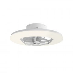 Ανεμιστήρας Οροφής FAN32316110 Με Φως Dim LED 5460Lm 3000K-4000K-5000K 56cm White Aca