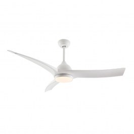 Ceiling Fan FANGS419W With Light Dim LED 2400Lm 3000K-4000K-6500K 24W DC45W 132cm White Aca WHITE