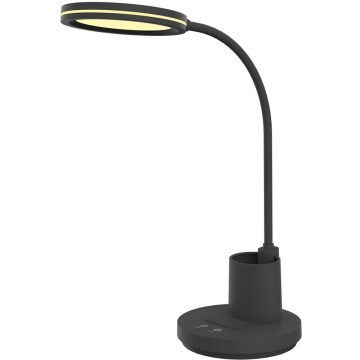 Φωτιστικό Γραφείου Επαναφορτιζόμενο BL1181BK 14,6x28,4x38,1cm Dim Led 300lm 8W Black Aca