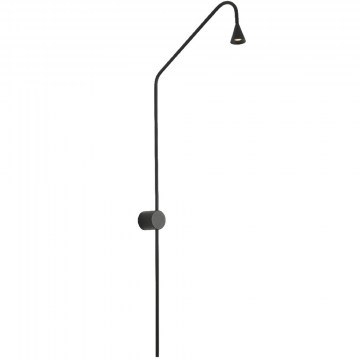 Φωτιστικό Τοίχου Esthetic OKN5012WBK Φ5x42x120cm Led 440lm 5W 3000K Black Aca