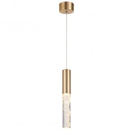 Φωτιστικό Οροφής Oasis CNP7PGCCT 5x5x150cm Led 350lm 7W Brass Aca BRASS