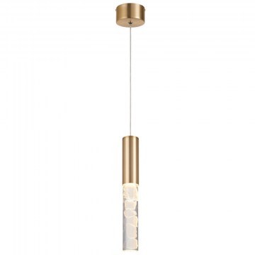 Φωτιστικό Οροφής Oasis CNP7PGCCT 5x5x150cm Led 350lm 7W Brass Aca