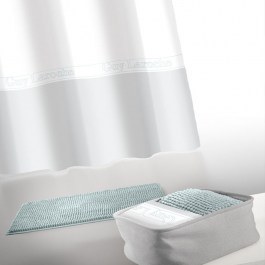 Κουρτίνα Με Πατάκι Μπάνιου Miami Σετ 4τμχ Aqua Guy Laroche AQUA