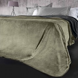 Blanket Velvet (Set 2pcs) Khaki Guy Laroche Khaki