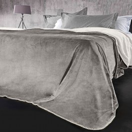 Blanket Velvet (Set 2pcs) Silver Guy Laroche Silver