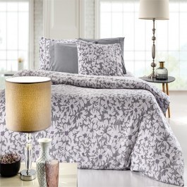 Bed Sheets Martin Flannel (Set 3pcs) Grey Guy Laroche Grey