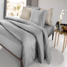 Duvet Cover Color Plus Silver Guy Laroche Silver