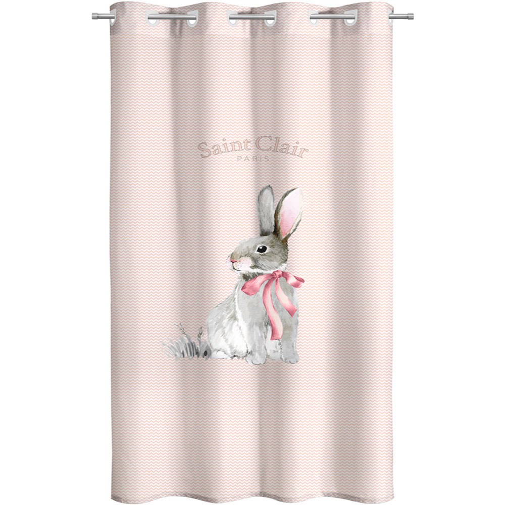Κουρτίνα Παιδική Soft-Touch Lapin Pink Saint Clair