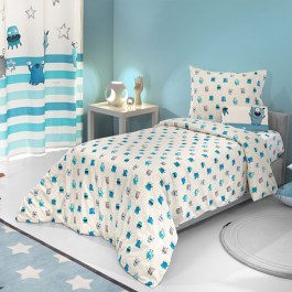 Παπλωματοθήκη Παιδική Monsters (Σετ 2τμχ) Blue Saint Clair BLUE
