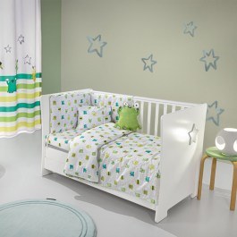 Baby Bed Sheets Monsters (Set 3pcs) Lime Saint Clair LIME