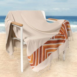 Beach Towel Pestemal 19 Beige Guy Laroche BEIGE