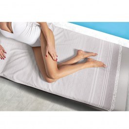 Beach Towel Serenity Titanium Guy Laroche TITANIUM