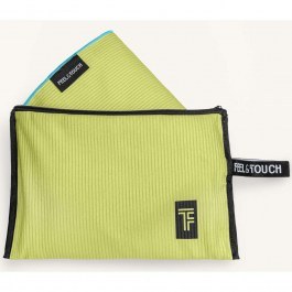 Πετσέτα Θαλάσσης Με Νεσεσέρ Surf 03 Lime Feel & Touch LIME