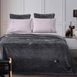 Κουβέρτα Bolzano (Σετ 2τμχ) Anthracite Guy Laroche ANTHRACITE