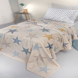 Kid Blanket Ultra Soft Cosmos Natural Guy Laroche NATURAL