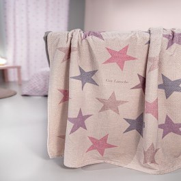 Kid Blanket Ultra Soft Cosmos Pudra Guy Laroche PUDRA
