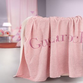 Kid Blanket Ultra Soft Two 2 Twenty Fuchsia Guy Laroche FUCHSIA