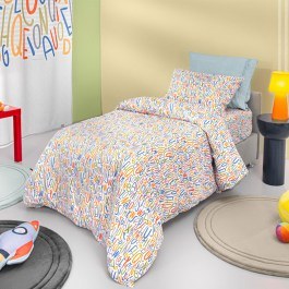 Σεντόνια Παιδικά Letters (Σετ 3τμχ) Multi Guy Laroche MULTI