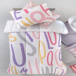 Πάπλωμα Παιδικό Letters Pink Guy Laroche PINK