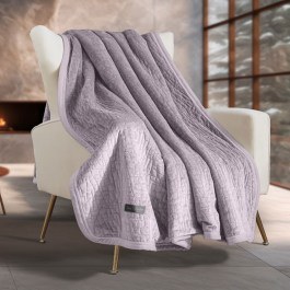 Throw Bolzano With Cushion Cover (Set 2pcs) Melanze Guy Laroche MELANJ