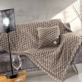 Throw Elixir (Set 2pcs) Taupe Guy Laroche TAUPE