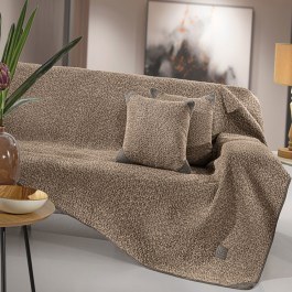 Throw Lama Taupe Guy Laroche TAUPE