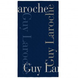 Πετσέτα Θαλάσσης Velour Printed 2501 05 Dark Blue Guy Laroche DARK BLUE
