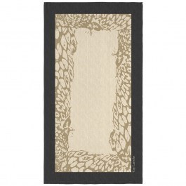 Πετσέτα Θαλάσσης Velour Printed 2503 02 Black-Beige Guy Laroche BLACK-BEIGE