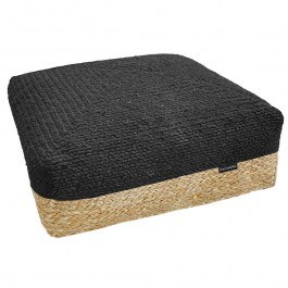 Pouf Maya Boho 50X50X25 Natural Guy Laroche NATURAL