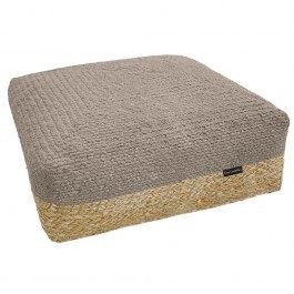 Pouf Maya Boho 50X50X25 Taupe Guy Laroche TAUPE