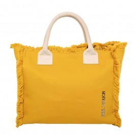 Τσάντα Ώμου Caribbean 40x35x20cm Mustard - Ammos Feel & Touch MUSTARD